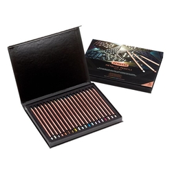 DERWENT Metallic 20th anniversary - metalické pastelky - sada 20 ks - gift set