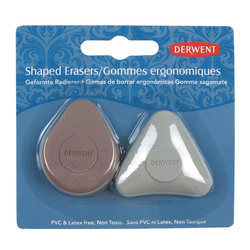 DERWENT tvarované gumy - sada 2 gum - Shaped erasers