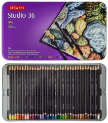 DERWENT Studio - umělecké pastelky - sada 36 ks