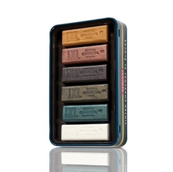 Derwent Tinted Charcoal XL blocks 6 ks