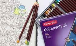 DERWENT Coloursoft - sada 24 ks -  umělecké pastelky