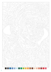 Disney -Coloriages mystères Disney - Grands classiques Spécial Portraits- Colouring by numbers