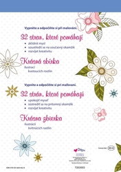 Ditipo Kreativ - CALM relaxační omalovánky - Rozkvetlé květiny 