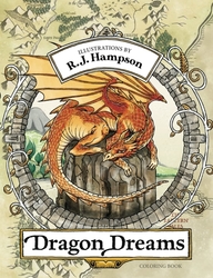 Dragon Dreams Coloring Book - R.J.Hampson