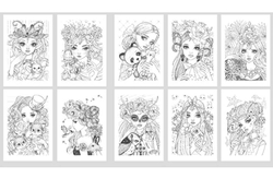 Ditipo Kreativ -  Dream girl 1/4 - růžová obálka