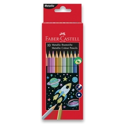 Faber-Castell pastelky metalické - sada 10 ks