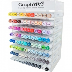 Graph'it Twin Brush Marker - oboustranný fix - jednotlivé barvy