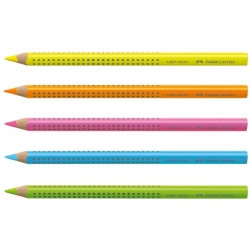 Faber-Castell Jumbo Grip NEON - neonové barvy - jednotlivé kusy