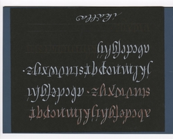 Faber-Castell PITT artist pen C - CALLIGRAPHY - černý kaligrafický fix