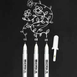 SAKURA Gelly roll - Bright White - sada bílých gelových per