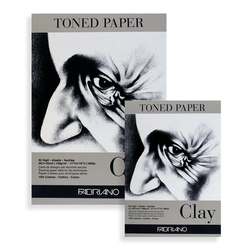 Fabriano Toned paper - CLAY - tónovaný papír (120 g/m2, 21 x 29,7 cm) - A3