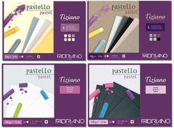 FABRIANO Tiziano Pastello FLECKED COLOURS - skicák (160 g/m2, 30 listů) A4 - 6 barev