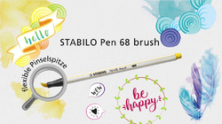 Stabilo Pen 68 brush - fix 1 mm - 24 barev