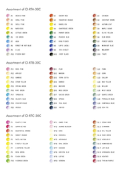 TOMBOW - IROJITEN - umělecké pastelky - sada SEASCAPE 30 ks - (vol.7 - vol.9)