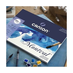 CANSON Montval Aquarelle 300 g/m2 - 12 archů - 18 x 25 cm