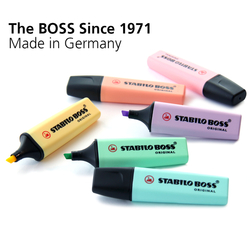 Stabilo BOSS Original PASTEL - zvýrazňovače v pastelových barvách - sada 8 KS