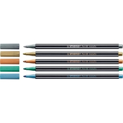 Stabilo Pen 68 METALLIC - sada 8 KS 