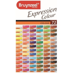 Bruynzeel Expression Colour - umělecké pastelky - sada 72 kusů