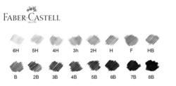 Faber-Castell PITT Monochrome GRAPHITE - grafitová sada 19 ks