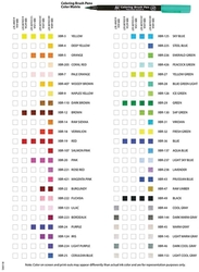 KOI - Akvarelové štětečkové fixy - sada 24 ks
