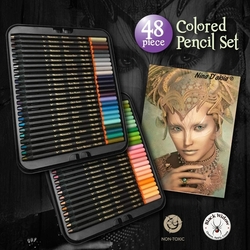 Black Widow Premium - MONARCH Pencils - sada 48 ks