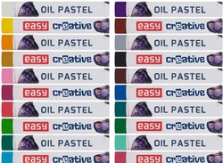 EASY Oil pastels - olejové pastely - sada 24 ks