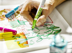 Royal Talens ECOLINE brush pen - štětcové fixy - rozmývatelné - SADA 10 ks PASTEL - pastelové barvy
