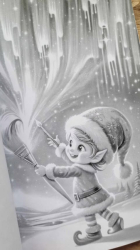 Elf's Journey Coloring Book - Max Brenner