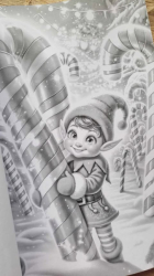 Elf's Journey Coloring Book - Max Brenner