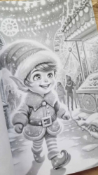 Elf's Journey Coloring Book - Max Brenner