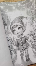 Elf's Journey Coloring Book - Max Brenner