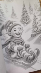 Elf's Journey Coloring Book - Max Brenner