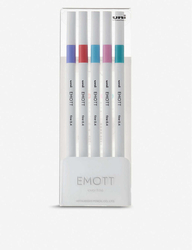 UNI EMOTT ever fine - tenké linery - sada 5 ks - sada č.5 - CANDY POP