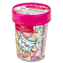 Faber-Castell - Zvýrazňovače Castell Textliner 46 Ice Cream Pastel - 10 ks