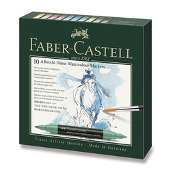 Faber-Castell ALBRECHT DÜRER - akvarelové popisovače - sada 10 ks