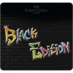 Faber-Castell BLACK EDITION pastelky - sada 24 ks - plechová krabička