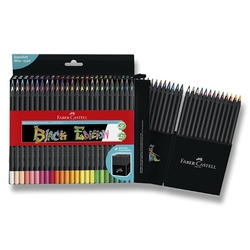 Faber-Castell BLACK EDITION pastelky - sada 50 ks - papírová krabička