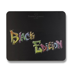 Faber-Castell BLACK EDITION pastelky - sada 100 ks - plechová krabička