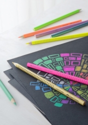 Faber-Castell Colour Grip 2001 PASTEL + NEON + METALLIC - sada 12 ks