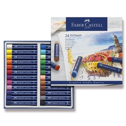 Faber-Castell CREATIVE STUDIO - olejové pastely - sada 24 kusů