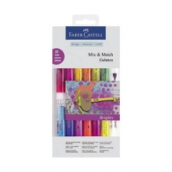 Faber-Castell GELATOS - pigmentové tyčinky - BRIGHTS 15 barev