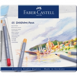 Faber-Castell GOLDFABER AQUA - akvarelové pastelky - sada 48 ks