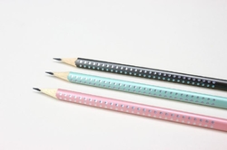 Faber-Castell SPARKLE graphite - grafitové tužky v třpytivém hábitu - různé barvy