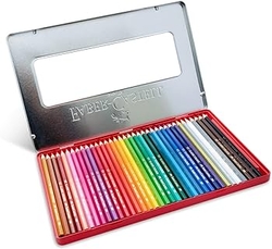 Faber-Castell ZÁMEK barevné pastelky - sada 36 ks - v plechové krabičce