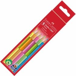 Faber-Castell Jumbo Grip NEON - sada 5 ks - neonové barvy