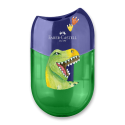Faber-Castell Ořezávátko Dinosaurus - 2 otvory, s odpadní nádobkou