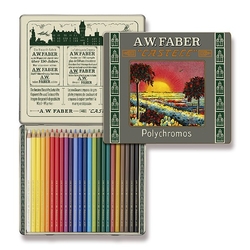 Faber-Castell POLYCHROMOS - 111 YEARS - limitovaná edice - umělecké pastelky - sada 24 ks