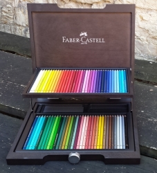 Faber-Castell POLYCHROMOS - umělecké pastelky - sada 72 ks - dřevěný kufr