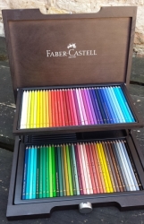 Faber-Castell POLYCHROMOS - umělecké pastelky - sada 72 ks - dřevěný kufr