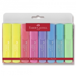 Faber-Castell Textliner - sada zvýrazňovačů 8 ks - pastelové barvy